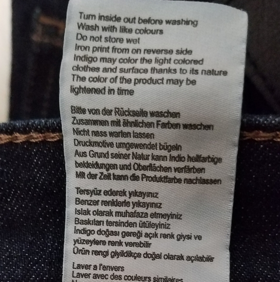 Mavi Jeans Men's -Zach Straight Dark W34 - Picture 8 of 8